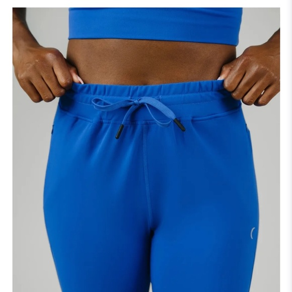 Zyia - Blue Confluence Zipper Joggers - Picture 14 of 14